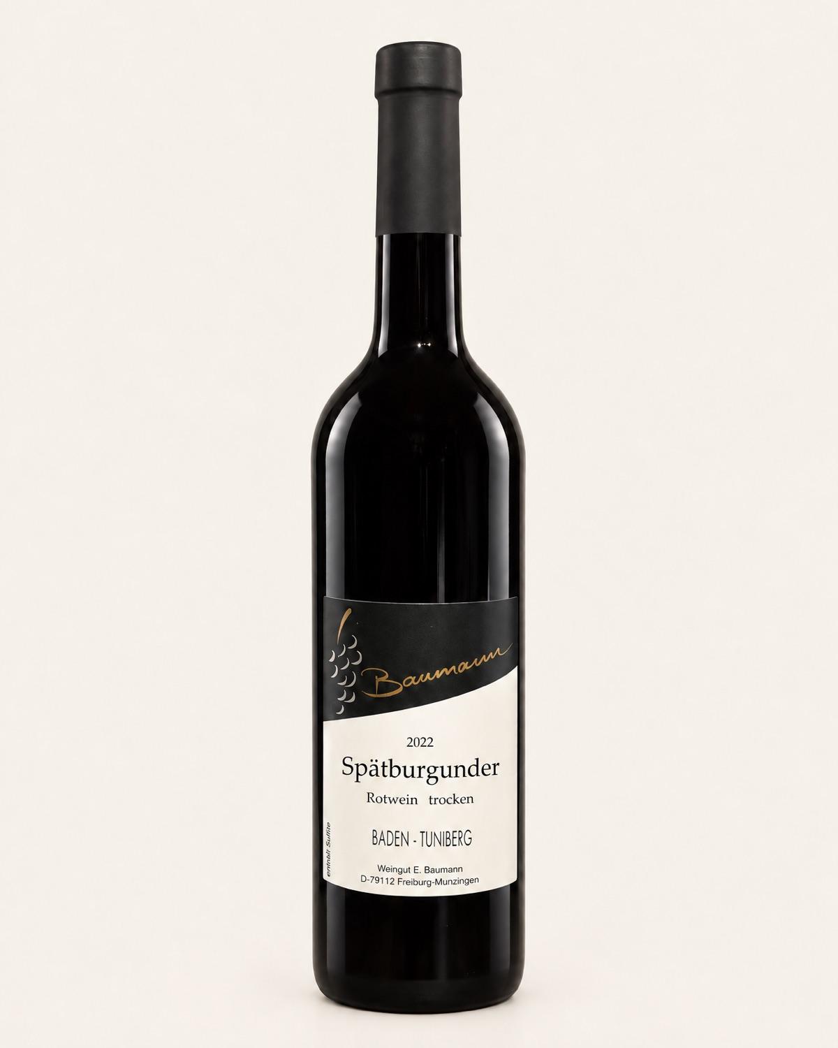 Flasche 2022 Spätburgunder Rotwein
